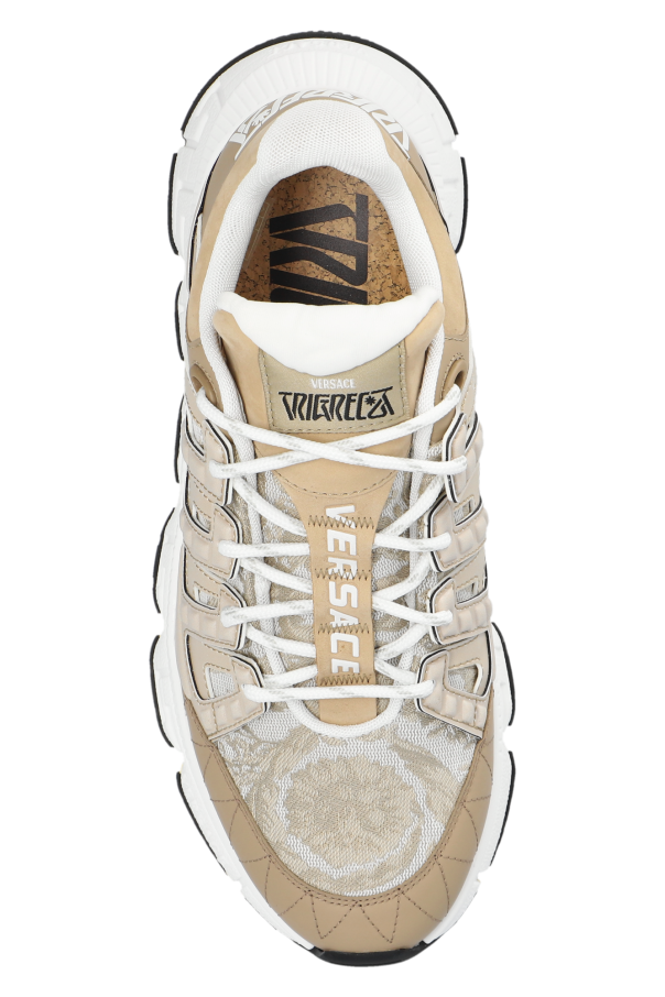 Beige 'Trigreca' sneakers Versace - Vitkac GB